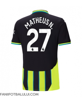 Manchester City Matheus Nunes #27 Tricou Fotbal Replică 2024-25 Barbati Deplasare